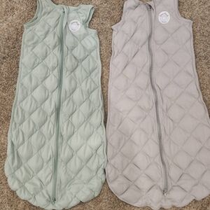 Cozy Kids Pajamas in Green and Gray